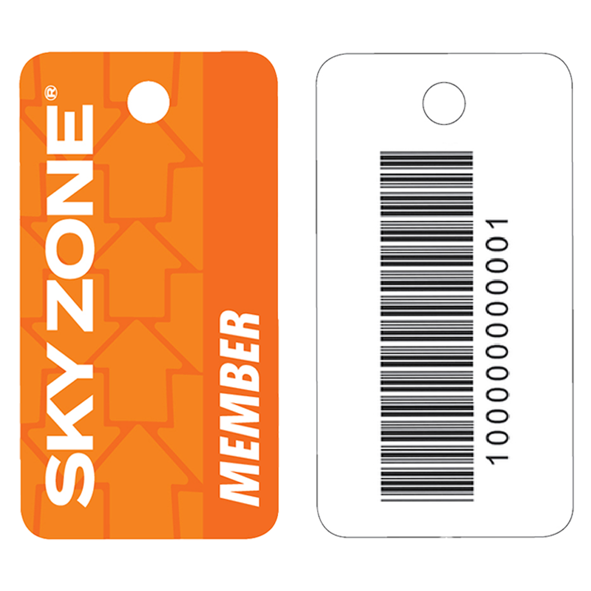 Member Key FOB with Barcode - SZ22065